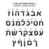 Set of Magnetic Hebrew Letters, 110 pcs