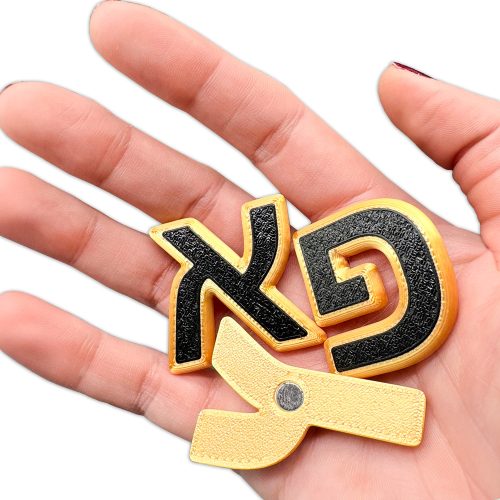 Magnetic Letters in Gold with Black Magnetic Letters in Gold with Black