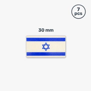 Magnets "Flag of Israel" 30 mm (7 pcs)