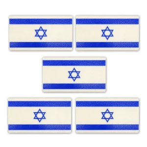 Magnets "Flag of Israel" 30 mm (5 pcs)