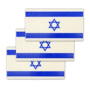 Magnets "Flag of Israel" 50 mm (3 pcs)